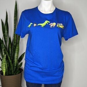 ✨3/$15  Loot Crate Jurassic Park blue t-shirt M